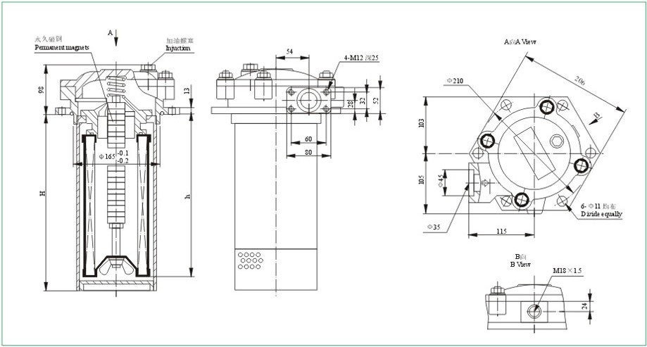 GPϵ��Һѹ���������ӳߴ�